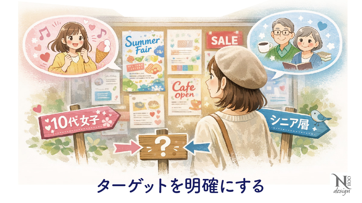 ターゲットを明確に